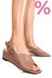 Sandale roz piele naturala xspt24065