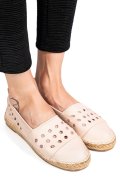 ESPADRILE ROZ PIELE NATURALA 1PC7905
