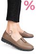 Espadrile taupe piele naturala apcrt333