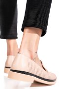 PANTOFI ROZ PIELE NATURALA 1PC121