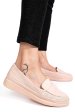 Mocasini roz piele naturala apck1100