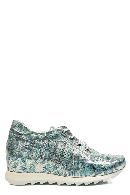 Sneakers verzi piele naturala apcrt111