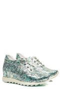 SNEAKERS VERZI PIELE NATURALA APCRT111