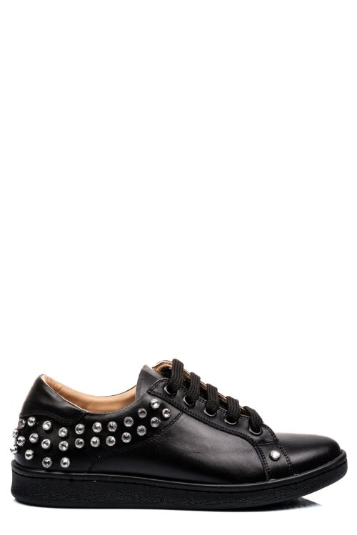 Pantofi sport negri piele naturala 9spc361