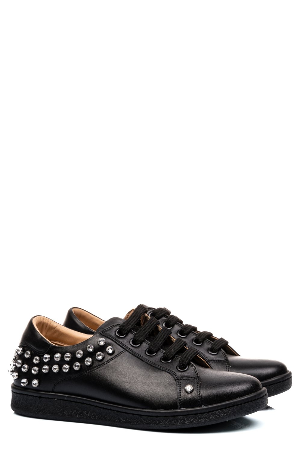 PANTOFI SPORT NEGRI PIELE NATURALA 9SPC361