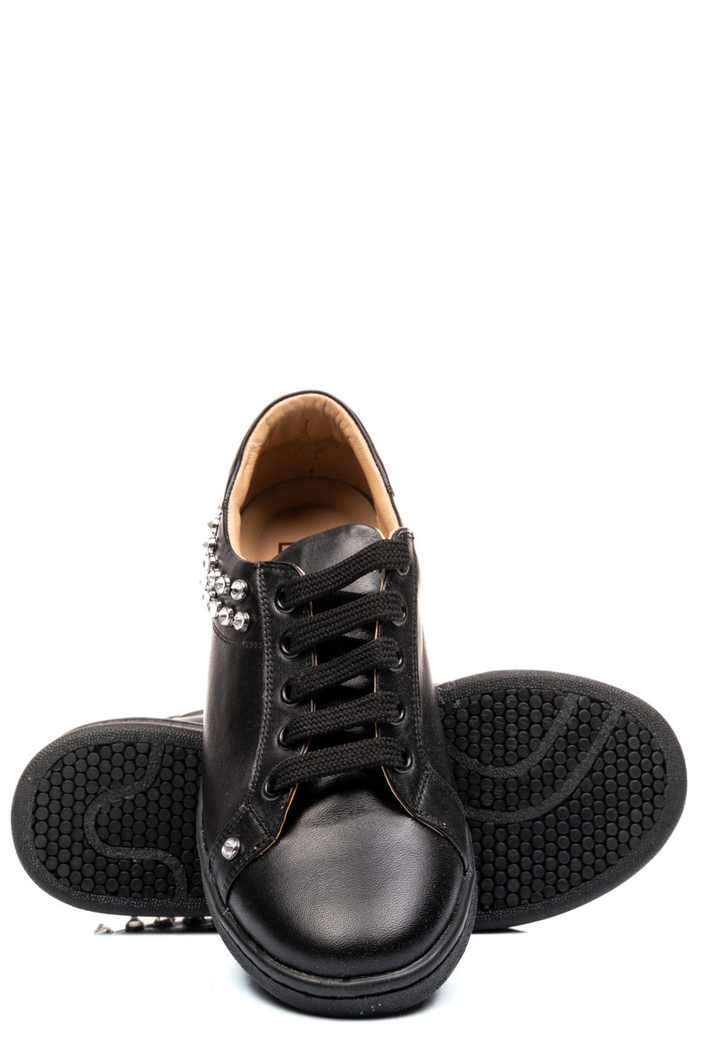 PANTOFI SPORT NEGRI PIELE NATURALA 9SPC361