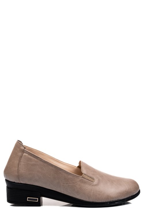 Pantofi taupe piele naturala 2pc01mm