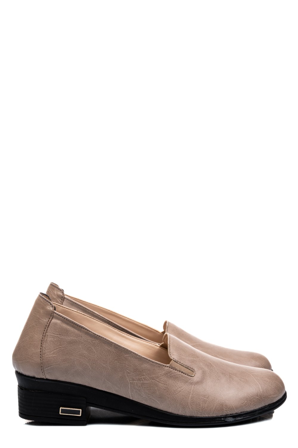 PANTOFI TAUPE PIELE NATURALA 2PC01MM