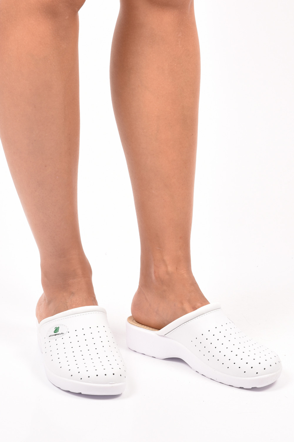 PAPUCI ORTOPEDICI ALBI PIELE NATURALA 1PC0601
