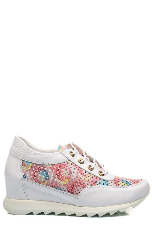 Sneakers albi piele naturala apcrt111