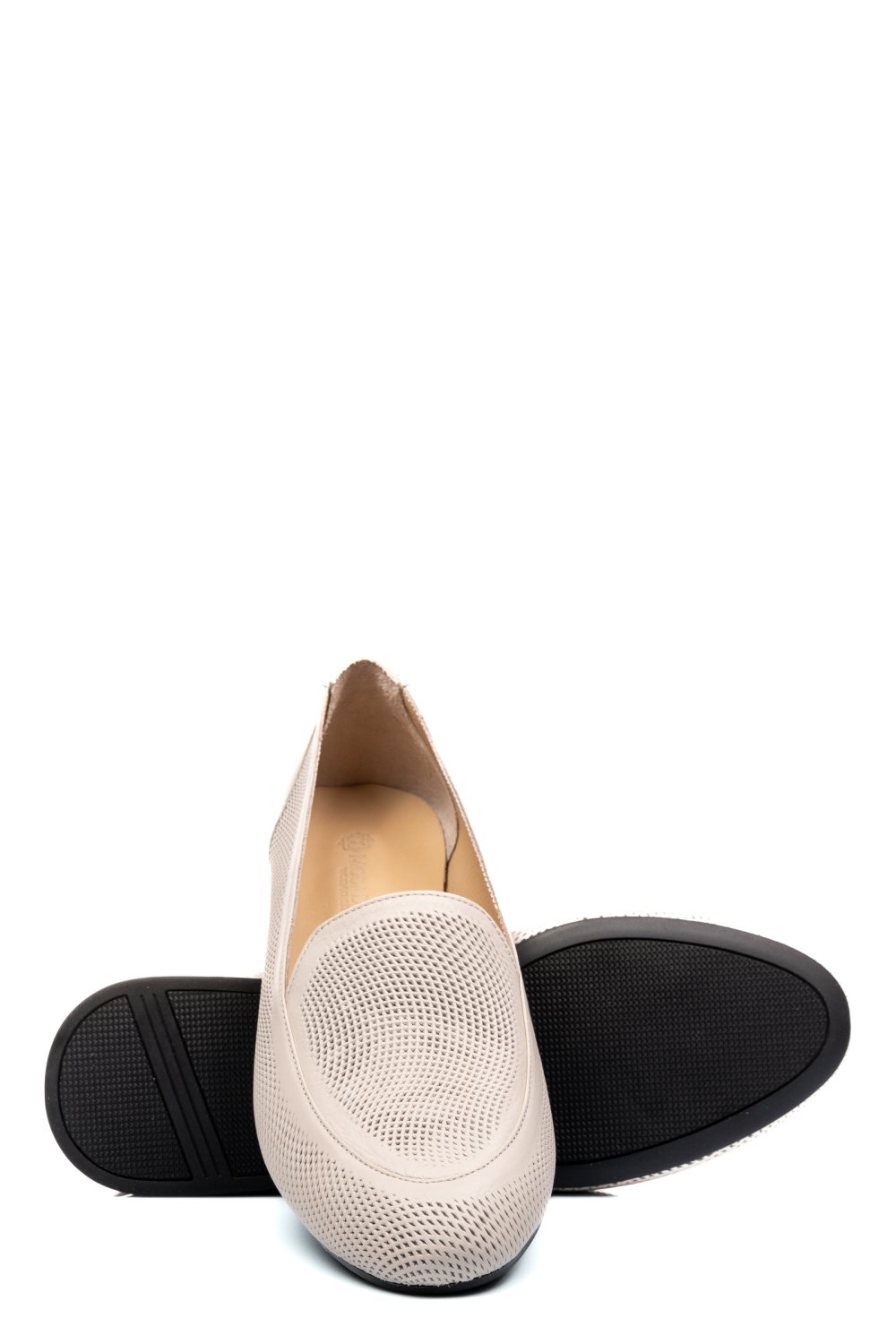 PANTOFI BEJ PIELE NATURALA 4PC6204