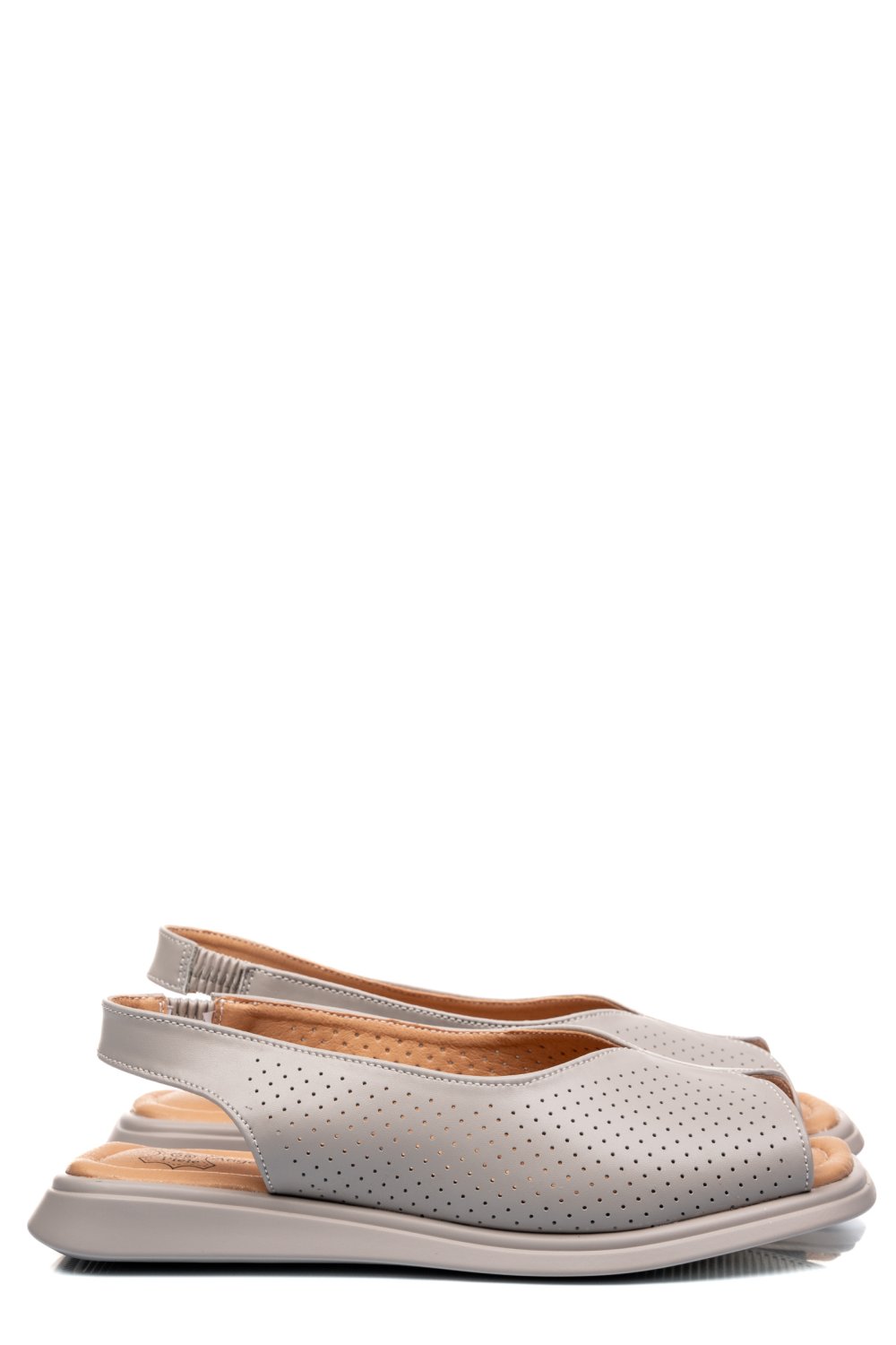 SANDALE GRI PIELE NATURALA TSP6028