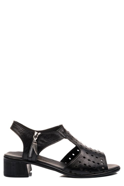 Sandale negre piele naturala 3pc01mm