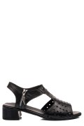 SANDALE NEGRE PIELE NATURALA 3PC01MM