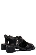 SANDALE NEGRE PIELE NATURALA 3PC01MM