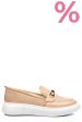 Mocasini bej piele naturala 4pc09mm