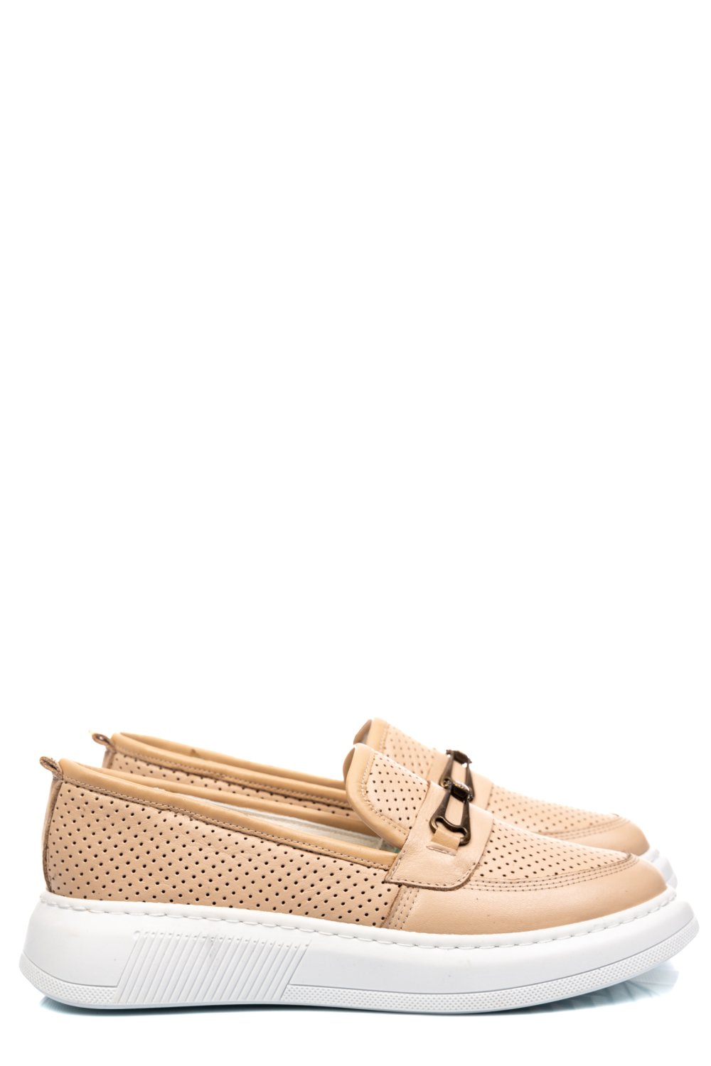 MOCASINI BEJ PIELE NATURALA 4PC09MM