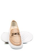 MOCASINI BEJ PIELE NATURALA 4PC09MM