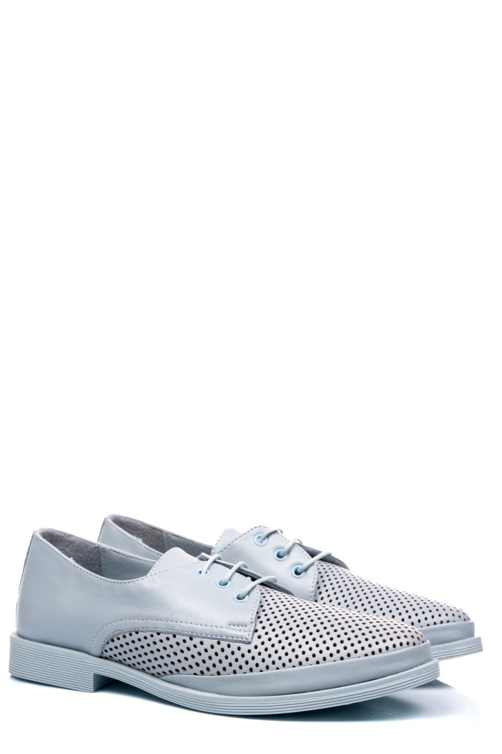PANTOFI ALBASTRI PIELE NATURALA 1PC115