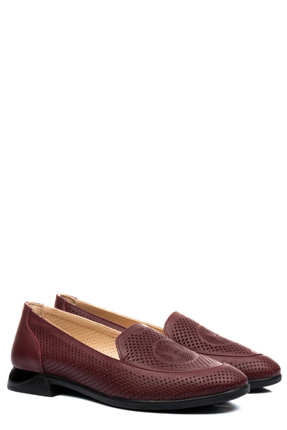 PANTOFI BORDO PIELE NATURALA 4PC6106