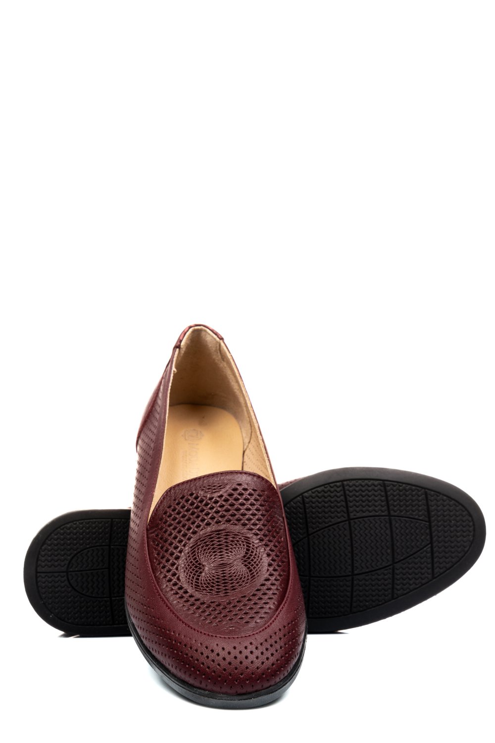 PANTOFI BORDO PIELE NATURALA 4PC6106