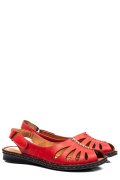 SANDALE ROSII PIELE NATURALA 1950AKA