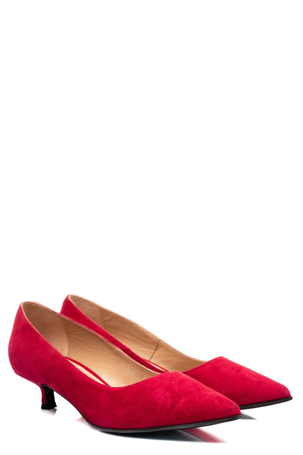 PANTOFI DAMA GUBAN PIELE NATURALA INTOARSA ROSII 3S77618