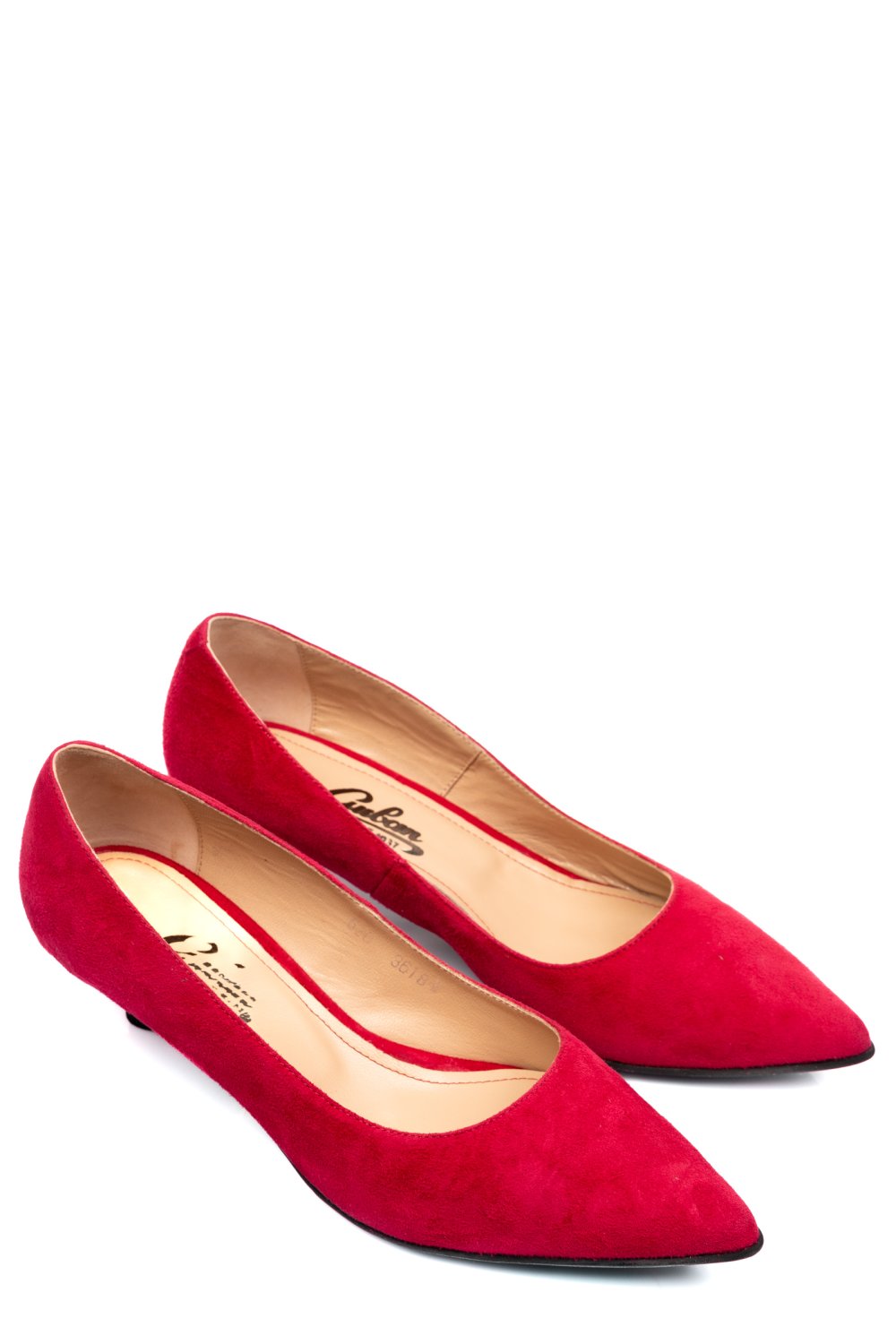 PANTOFI DAMA GUBAN PIELE NATURALA INTOARSA ROSII 3S77618
