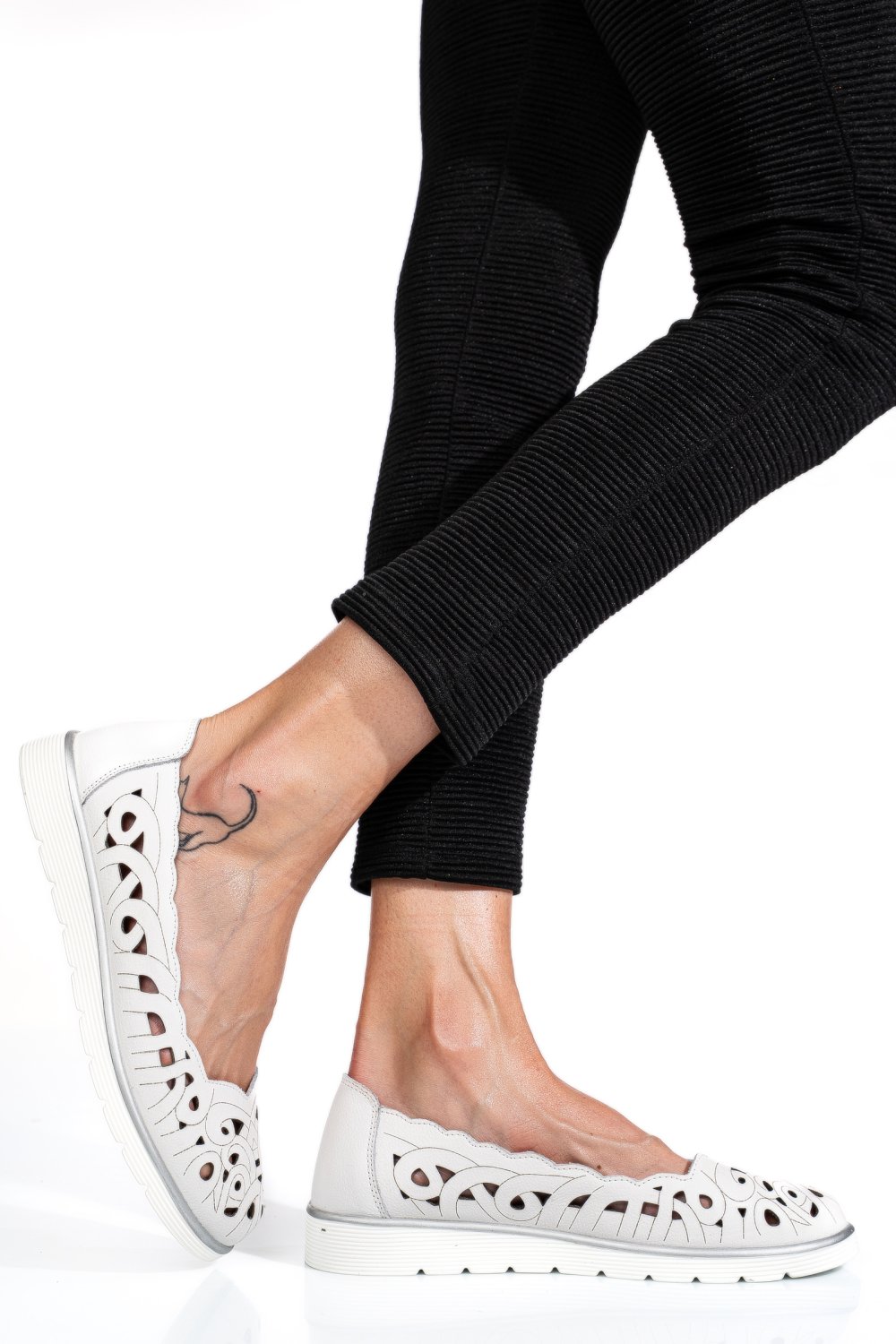 ESPADRILE ALBE PIELE NATURALA JSPY5383