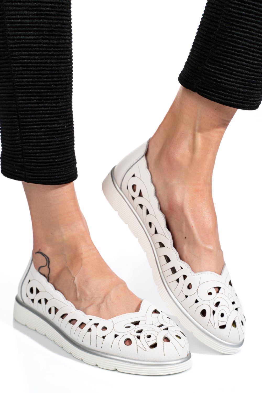 ESPADRILE ALBE PIELE NATURALA JSPY5383