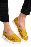 ESPADRILE GALBENE PIELE NATURALA JSPY3960