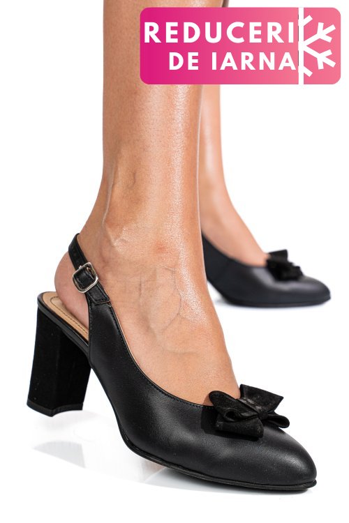 Pantofi black piele naturala 1s77715