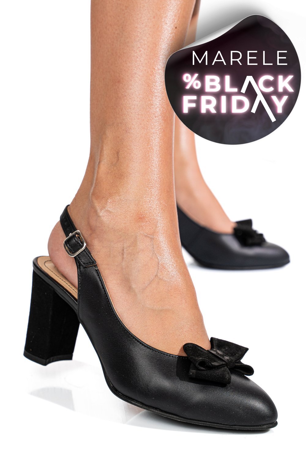 PANTOFI BLACK PIELE NATURALA 1S77715