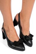 PANTOFI BLACK PIELE NATURALA 1S77715