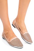 BALERINI ROZ PIELE NATURALA 0PC6AKA