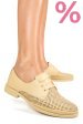 Pantofi galbeni piele naturala 1pc115