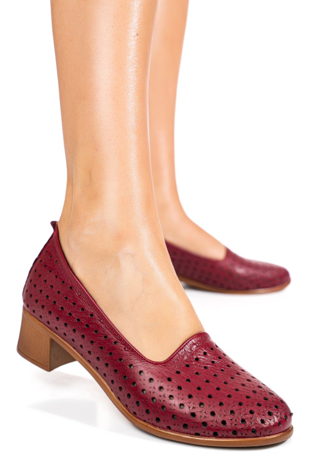 PANTOFI VISINII PIELE NATURALA 3PC06MM