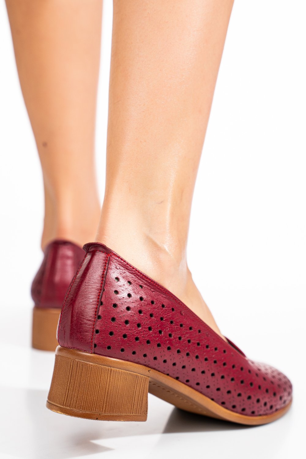 PANTOFI VISINII PIELE NATURALA 3PC06MM