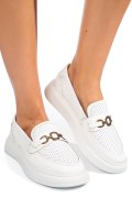 MOCASINI ALBI PIELE NATURALA 4PC09MM