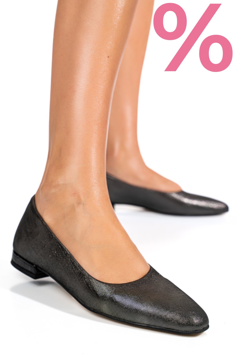 BALERINI NEGRU SIDEF PIELE NATURALA APCKADIA03