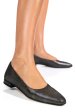 Balerini negru sidef piele naturala apckadia03