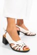 Sandale albe piele naturala 1pc20aka