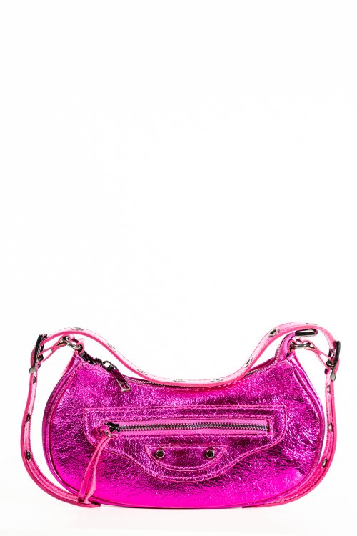 Geanta fuchsia piele naturala 143695