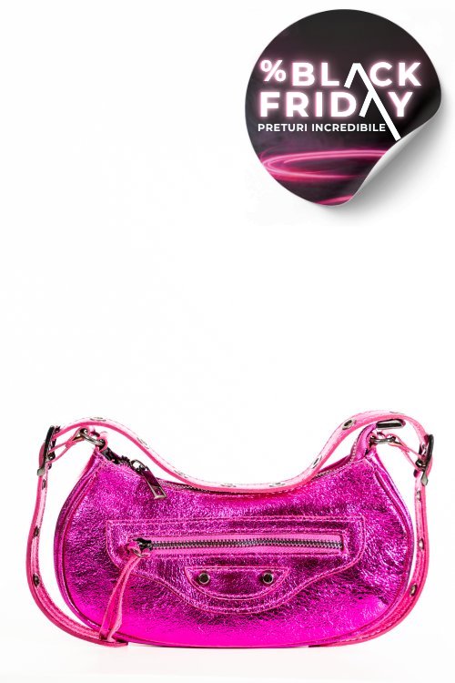 Geanta fuchsia piele naturala 143695