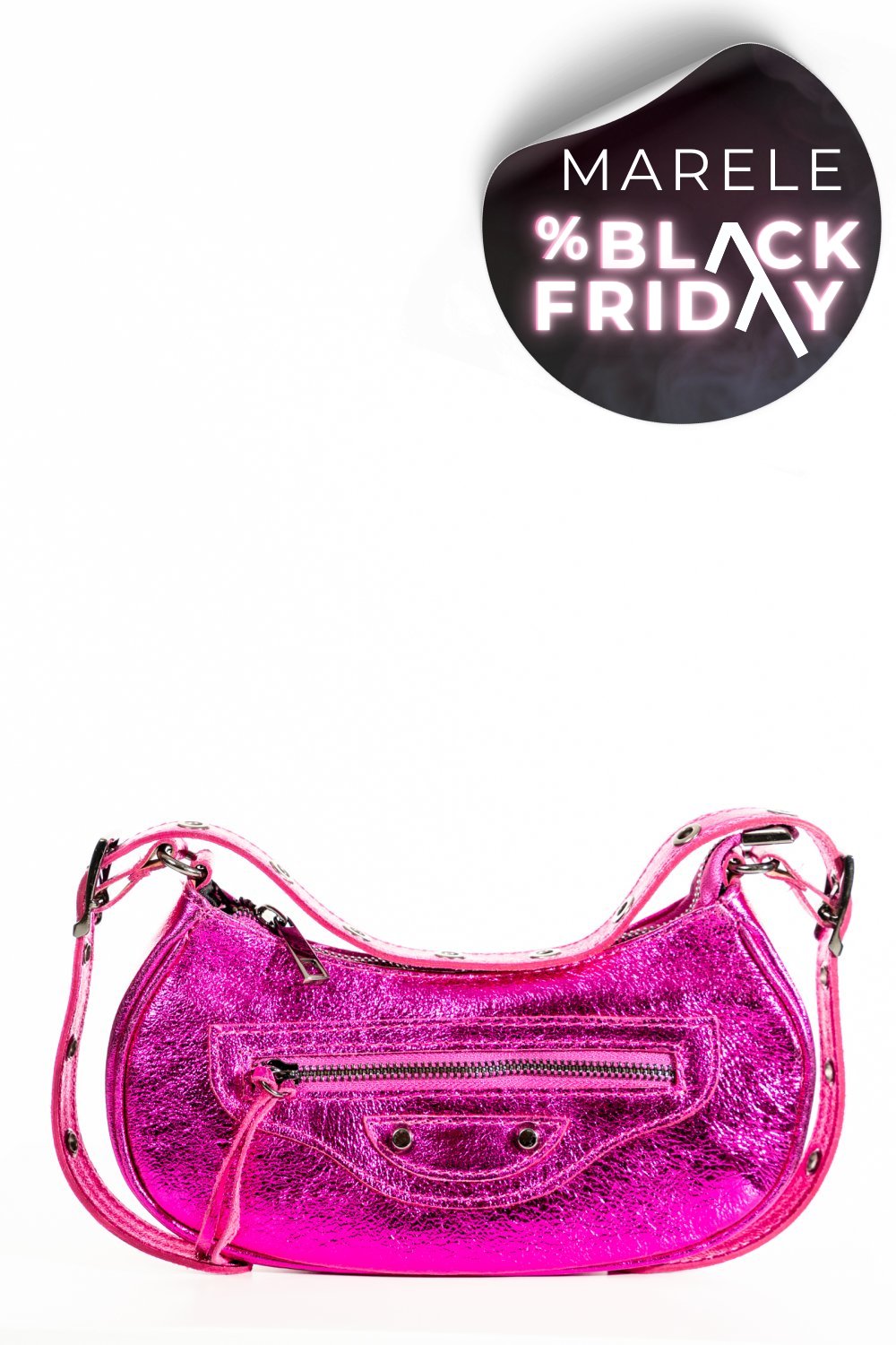 GEANTA FUCHSIA PIELE NATURALA 143695