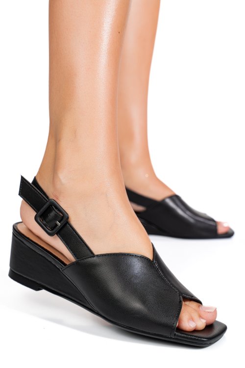 Sandale black piele naturala xspt24065