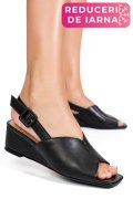 SANDALE BLACK PIELE NATURALA XSPT24065