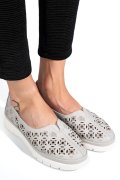 ESPADRILE GRI PIELE NATURALA JSPY3960