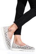 ESPADRILE GRI PIELE NATURALA JSPY3960