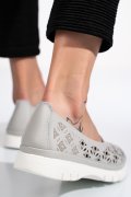 ESPADRILE GRI PIELE NATURALA JSPY3960